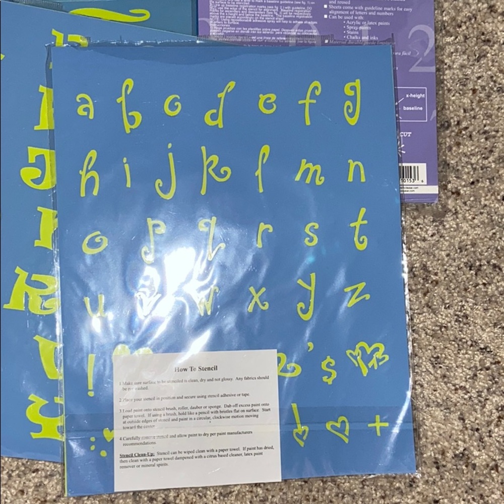 Assorted Stencil - Picture 2 of 3